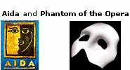 Aida and Phantom of the Opera